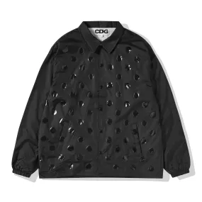 CDG - Polka Dot Coach Jacket - (Black)