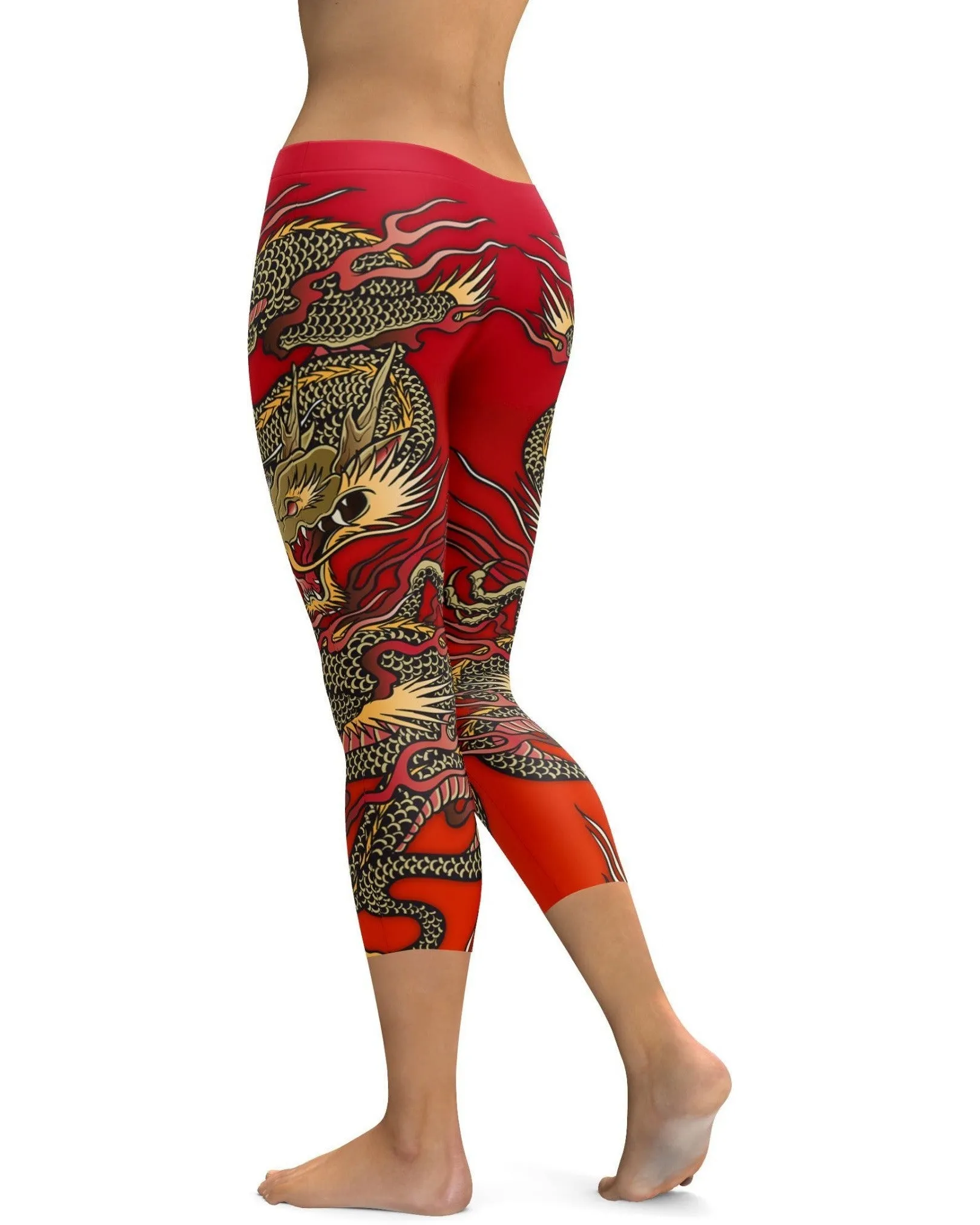 Chinese Dragon Capris