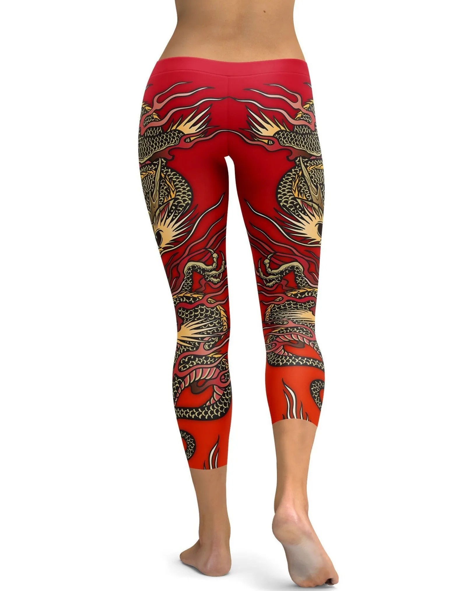 Chinese Dragon Capris