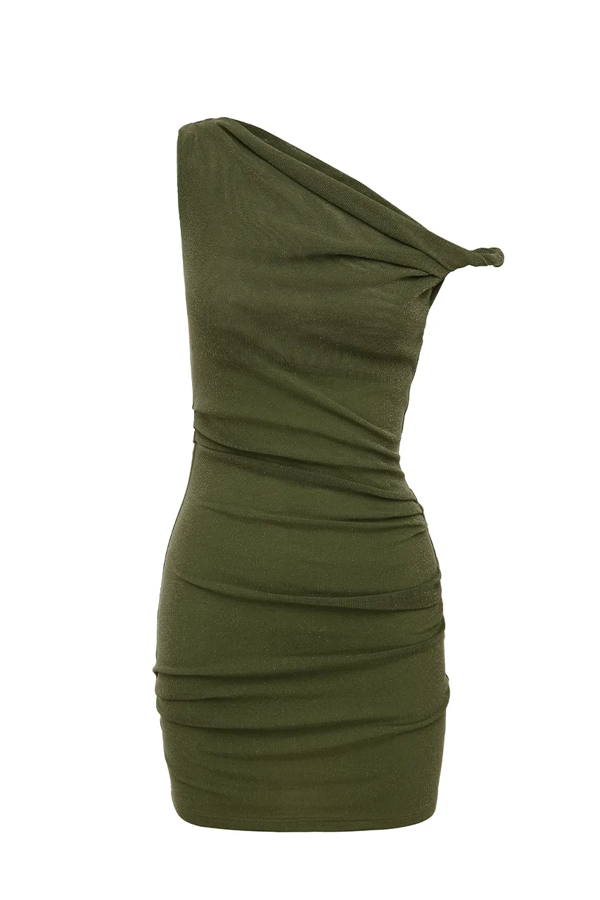 CHYNA DRESS - OLIVE