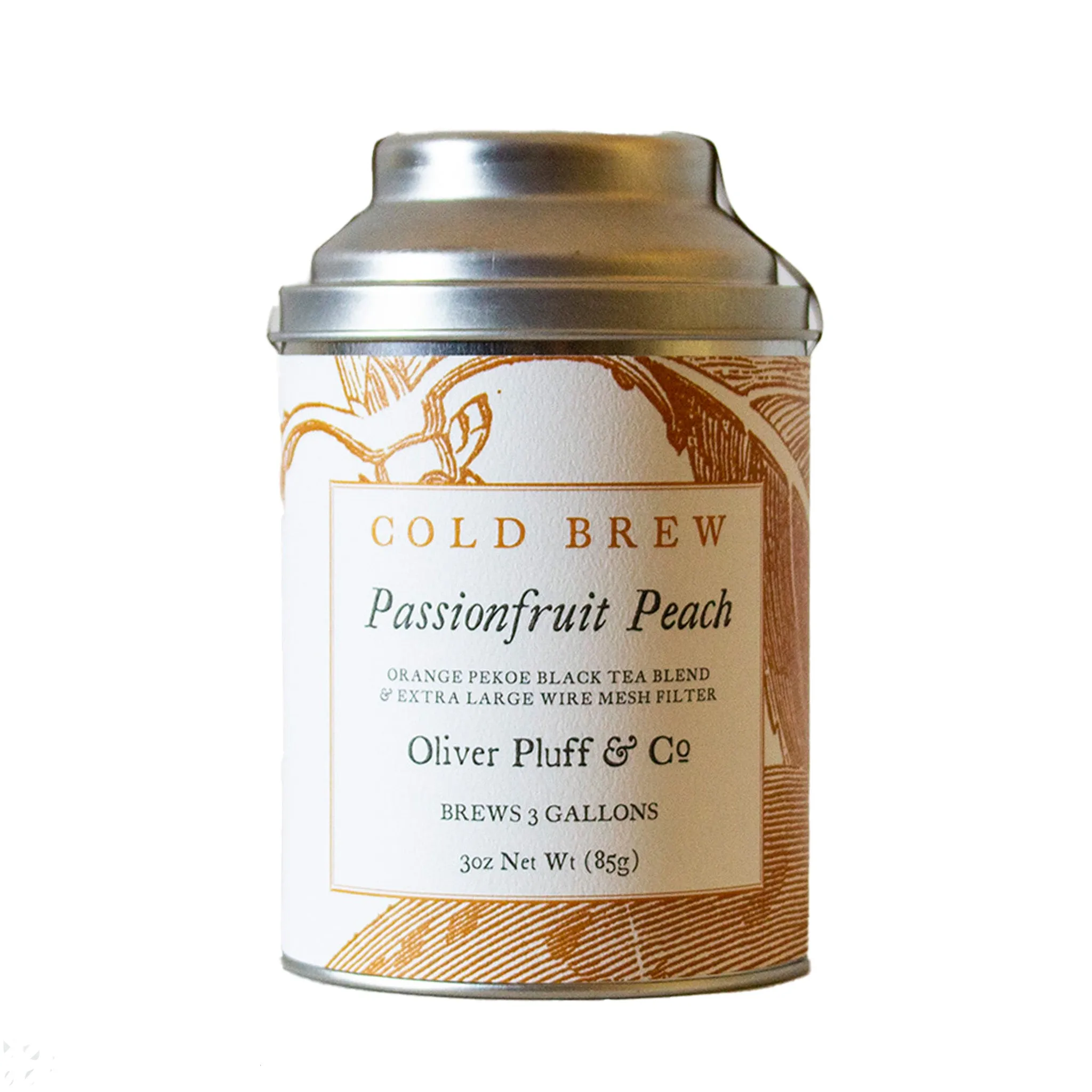 Cold Brew Passionfruit Peach Tea Tin