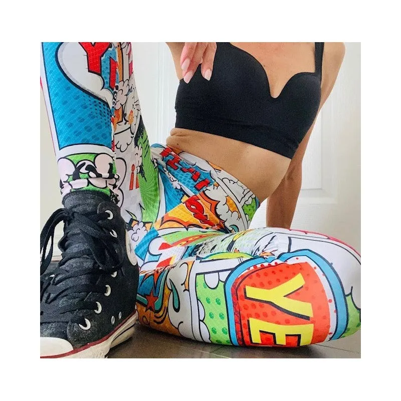 Comic Book Super Hero Leggings