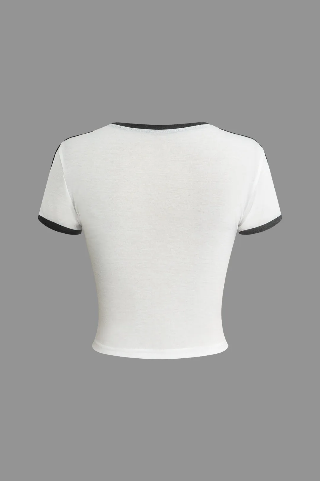 Contrast Trim T-shirt