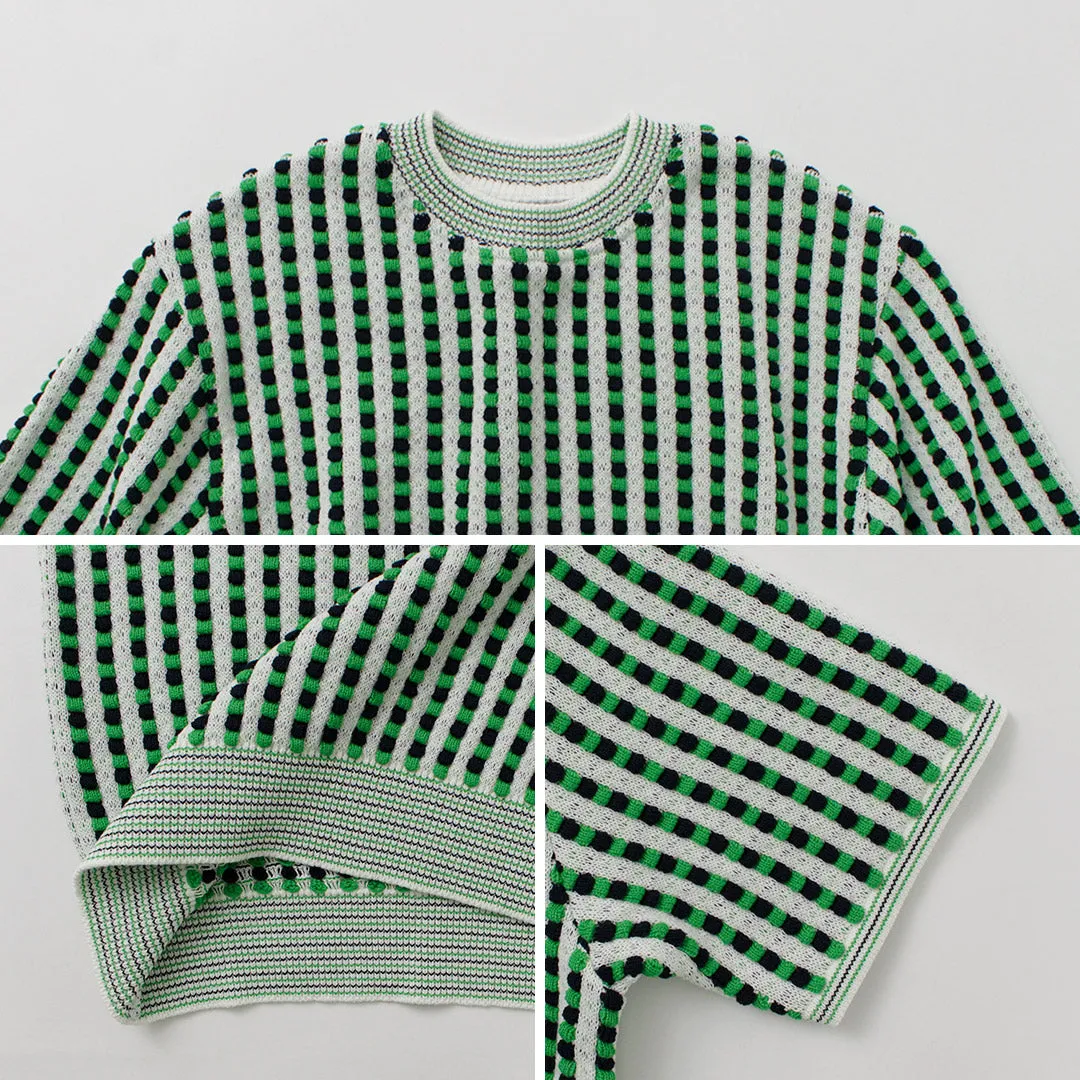 COOHEM / Retro Wave Knit Pullover