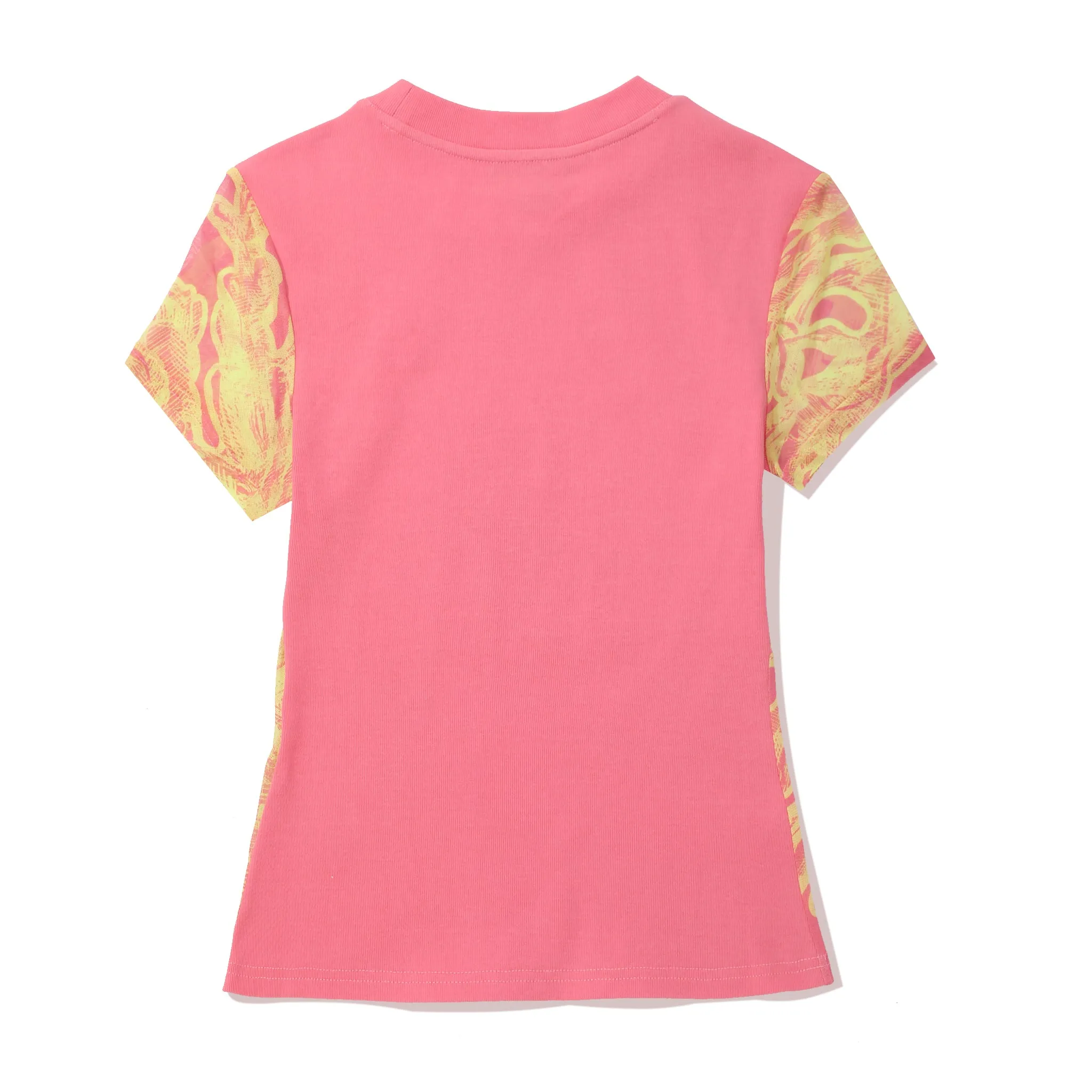 Coral Baby Tee - Hot Pink