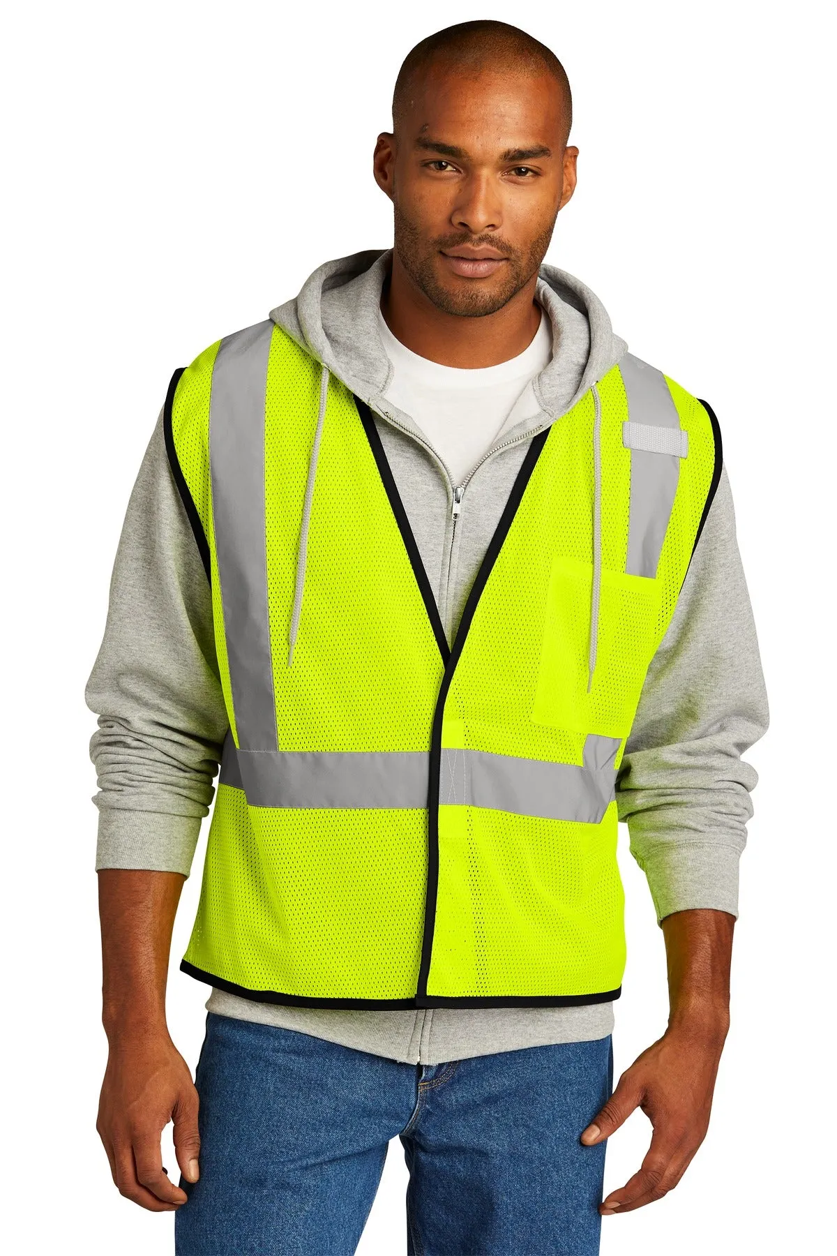 CornerStone ANSI 107 Class 2 Economy Mesh One-Pocket Vest