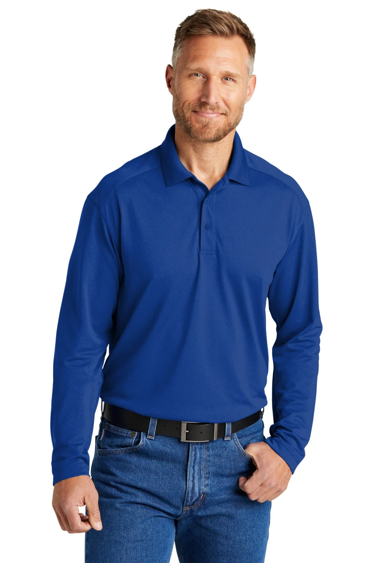 CornerStone Select Lightweight Snag-Proof Long Sleeve Polo