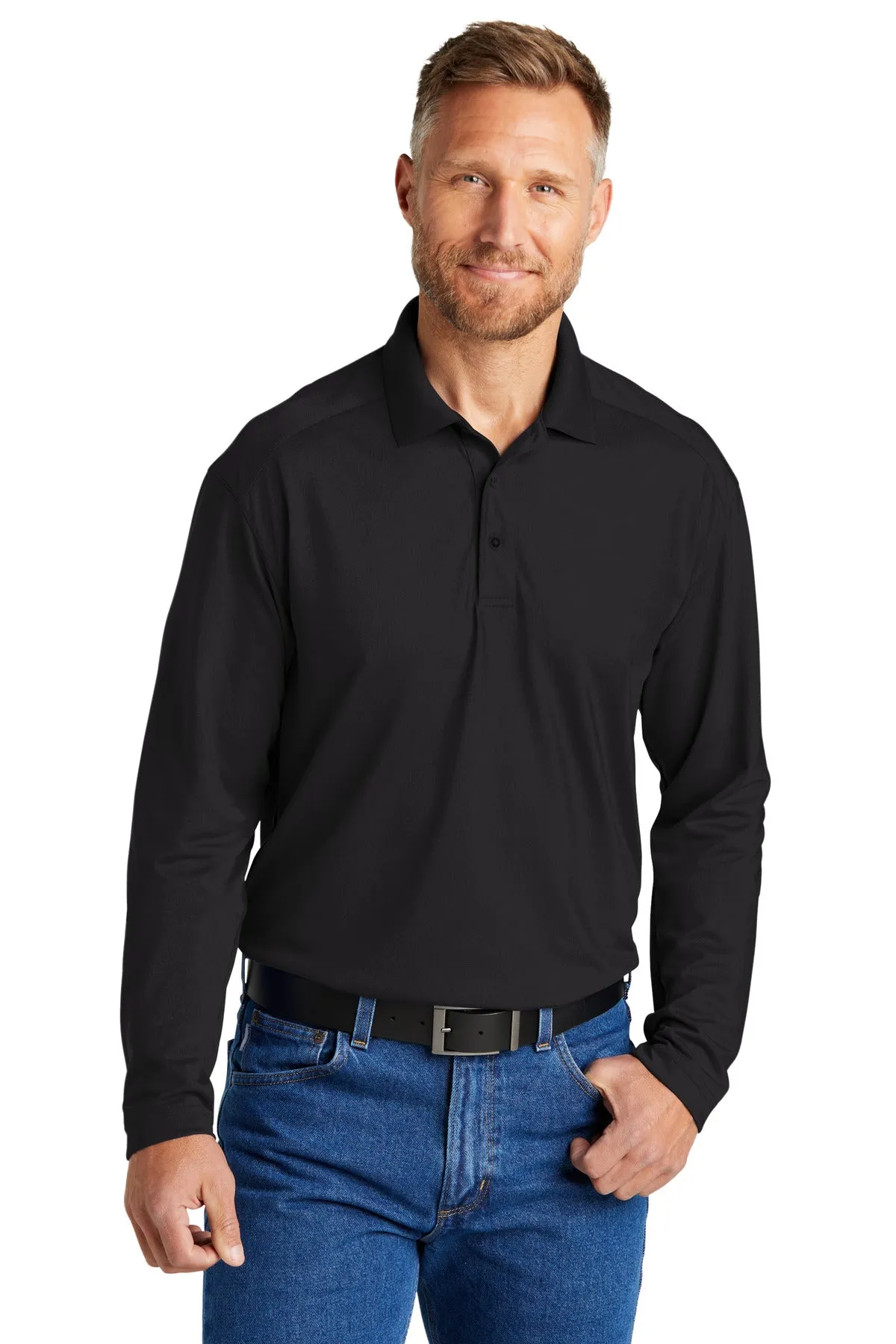 CornerStone Select Lightweight Snag-Proof Long Sleeve Polo