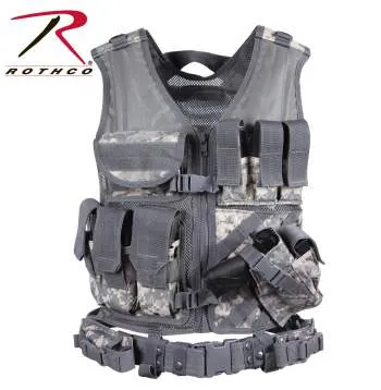 Cross Draw MOLLE Tactical Vest