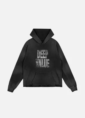 Deep Value Hoodie - Vintage Black