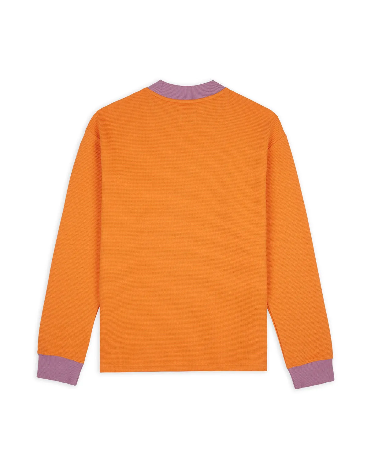 Dickies Bunny Drill Embroidered Waffle Mockneck Long Sleeve - Burnt Orange