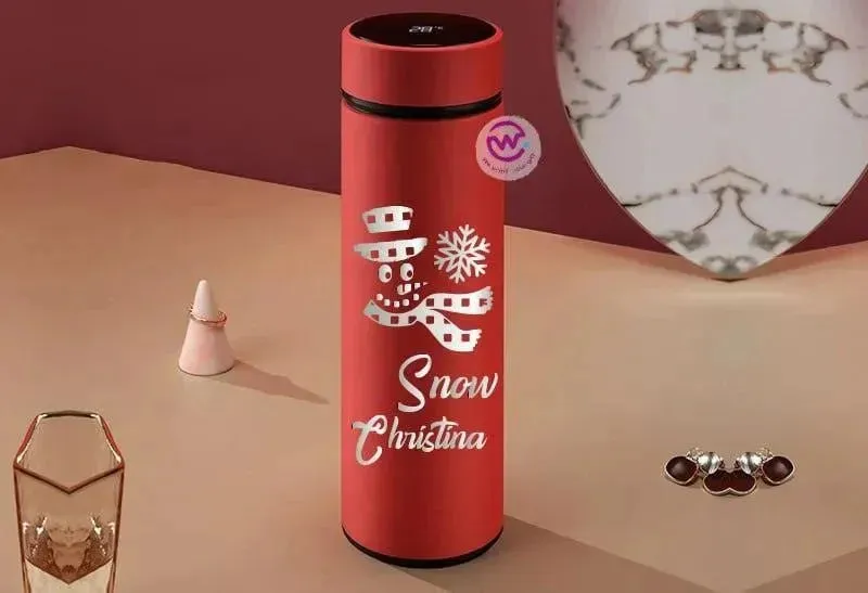 Digital Thermal Thermos -Christmas