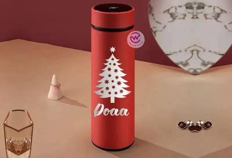 Digital Thermal Thermos -Christmas