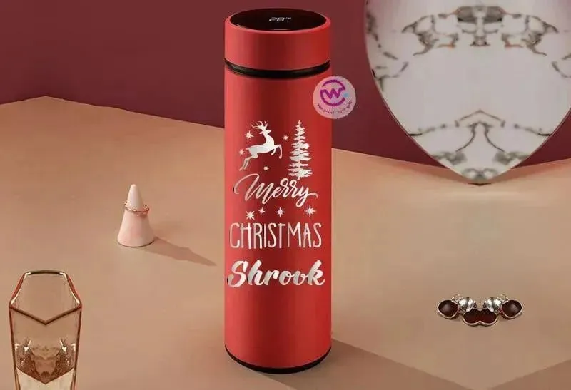 Digital Thermal Thermos -Christmas