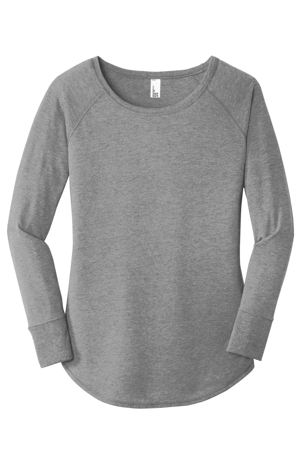 District Women's Perfect Tri Long Sleeve Tunic Tee. DT132L