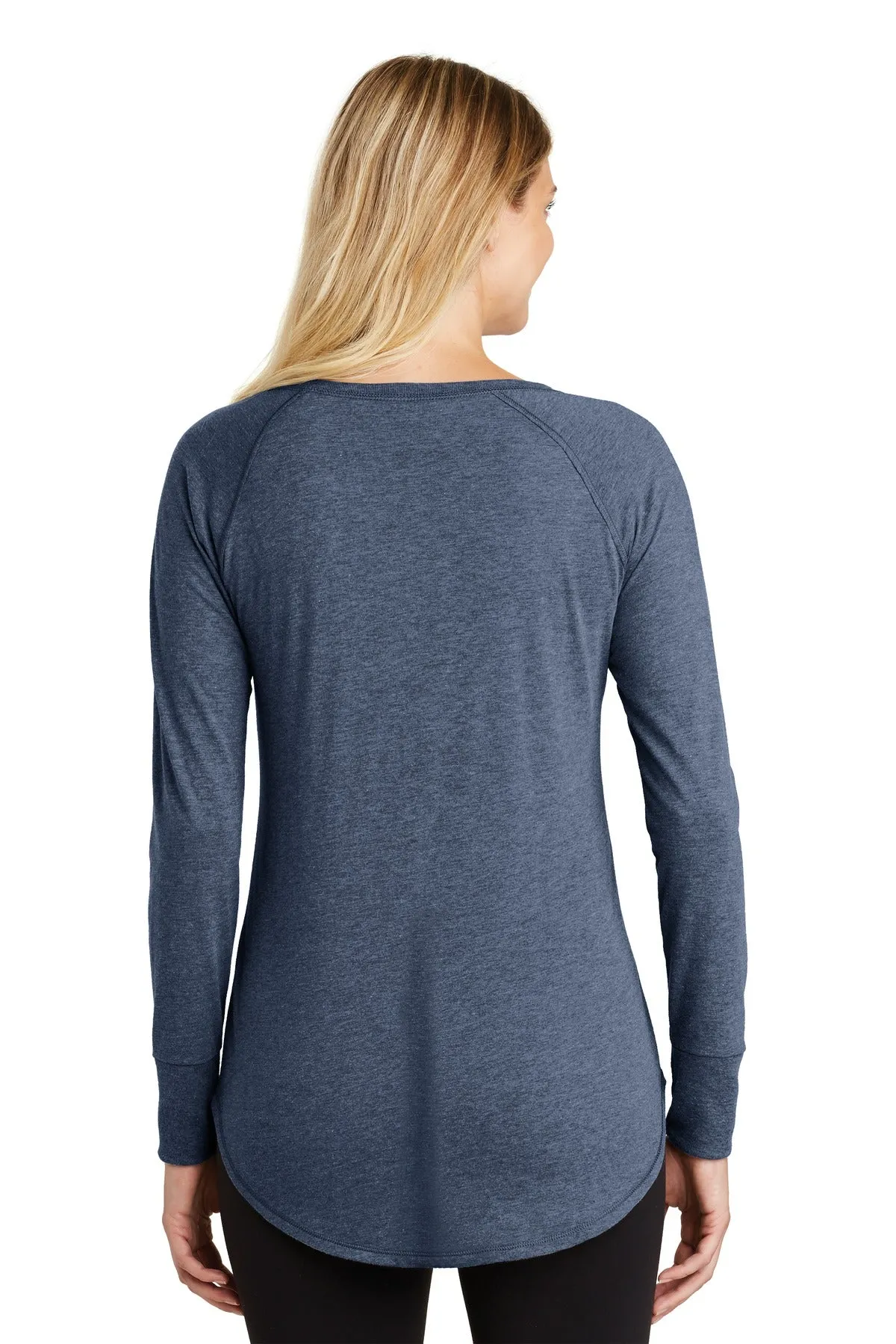 District Women's Perfect Tri Long Sleeve Tunic Tee. DT132L