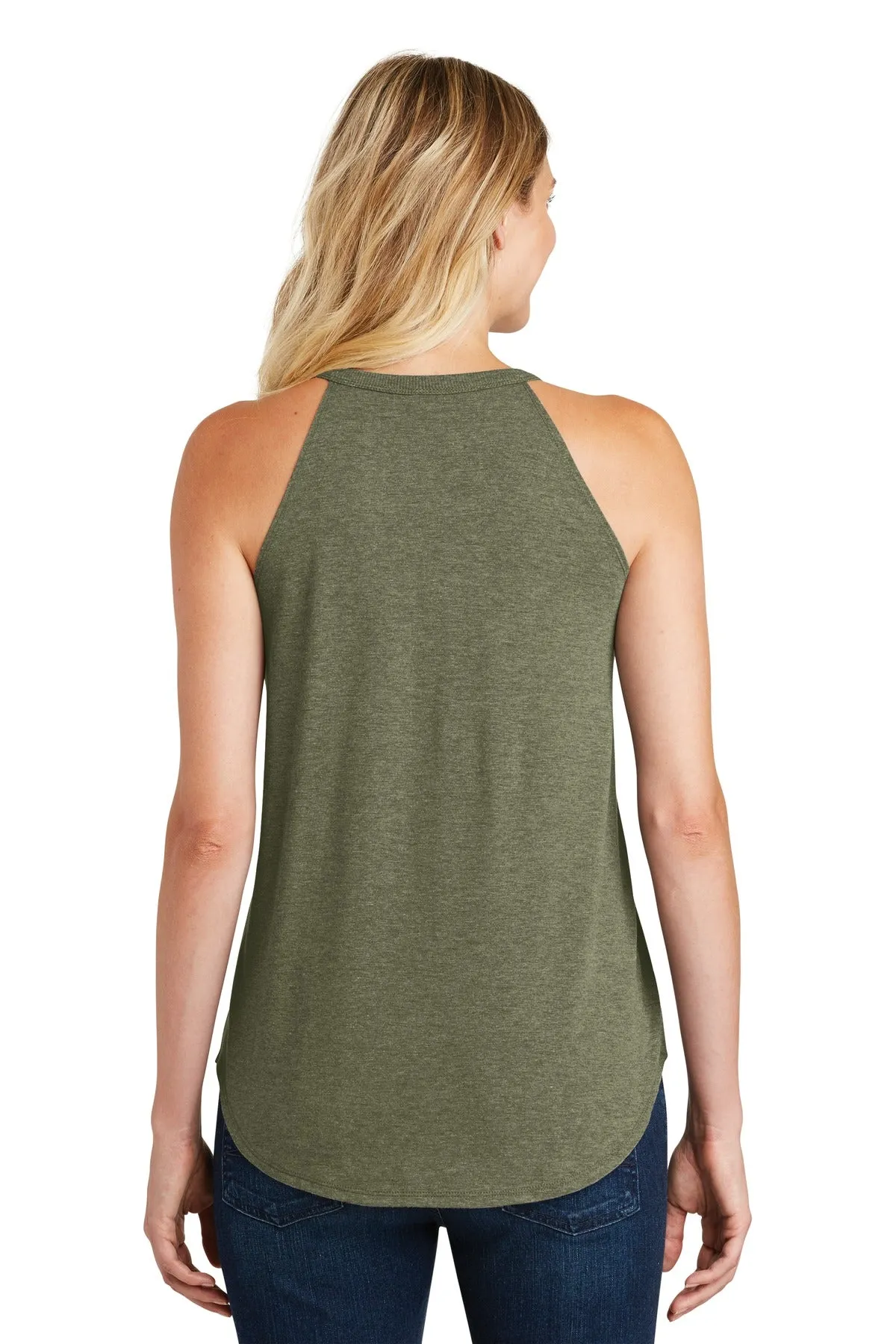 District Women's Perfect Tri Rocker Tank. DT137L