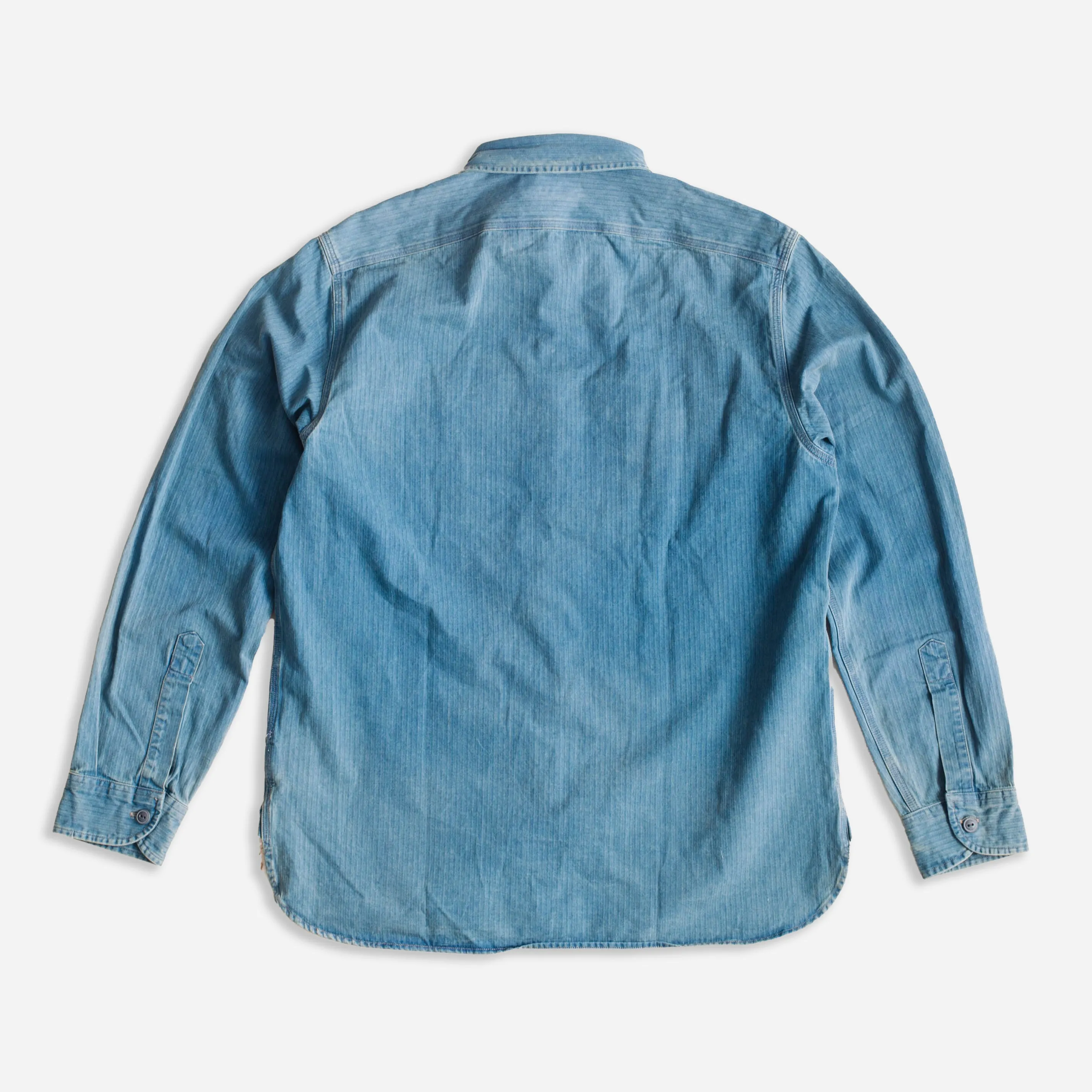 DOCKMAN SPORTS SHIRT - FADED INDIGO