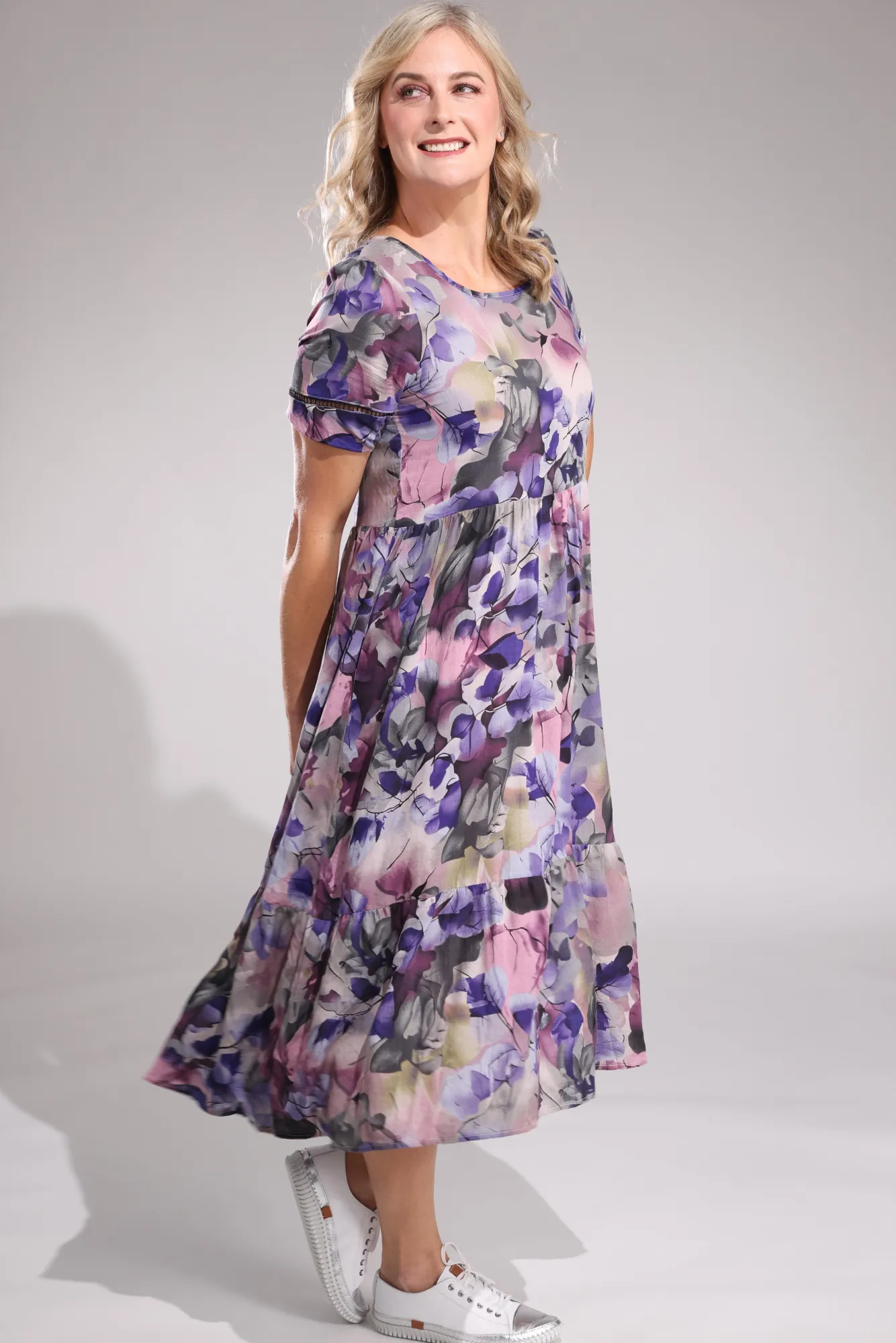 Dress | Purple Silver Garden | 6532A1