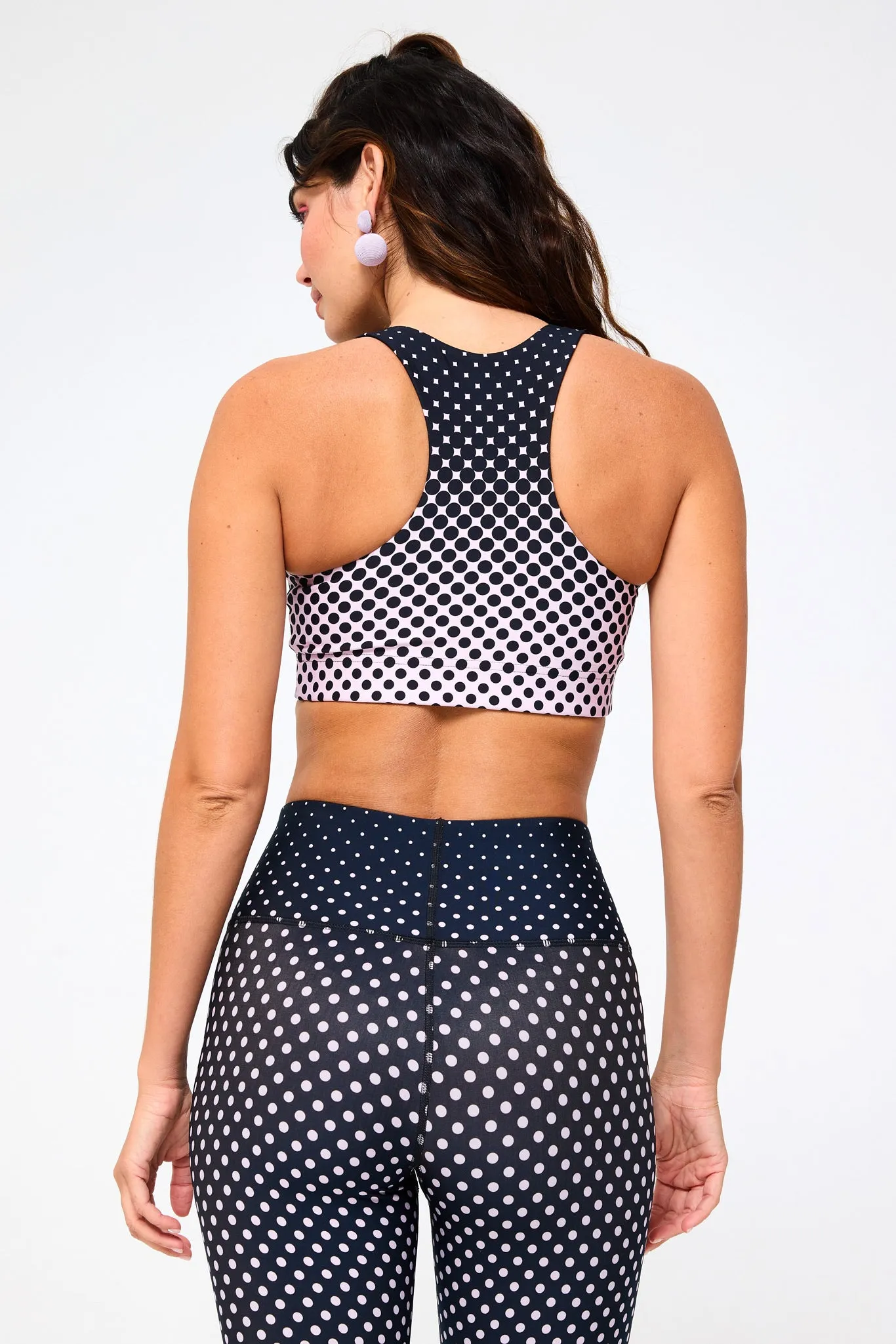 DuoKnit Sports Bra in Pixie Halftone Ombre