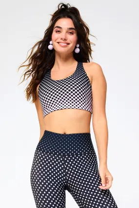 DuoKnit Sports Bra in Pixie Halftone Ombre