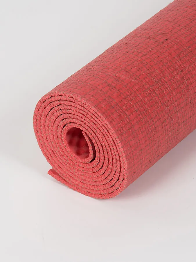 ecoYoga Extra Long Jute Yoga Mat - 4mm