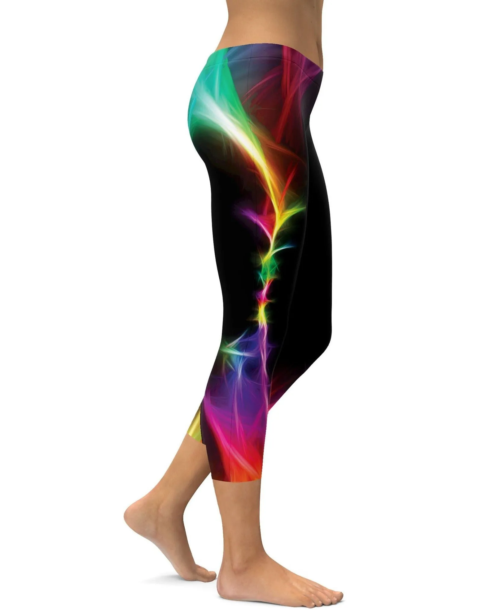 EDM Particle Wave Capris