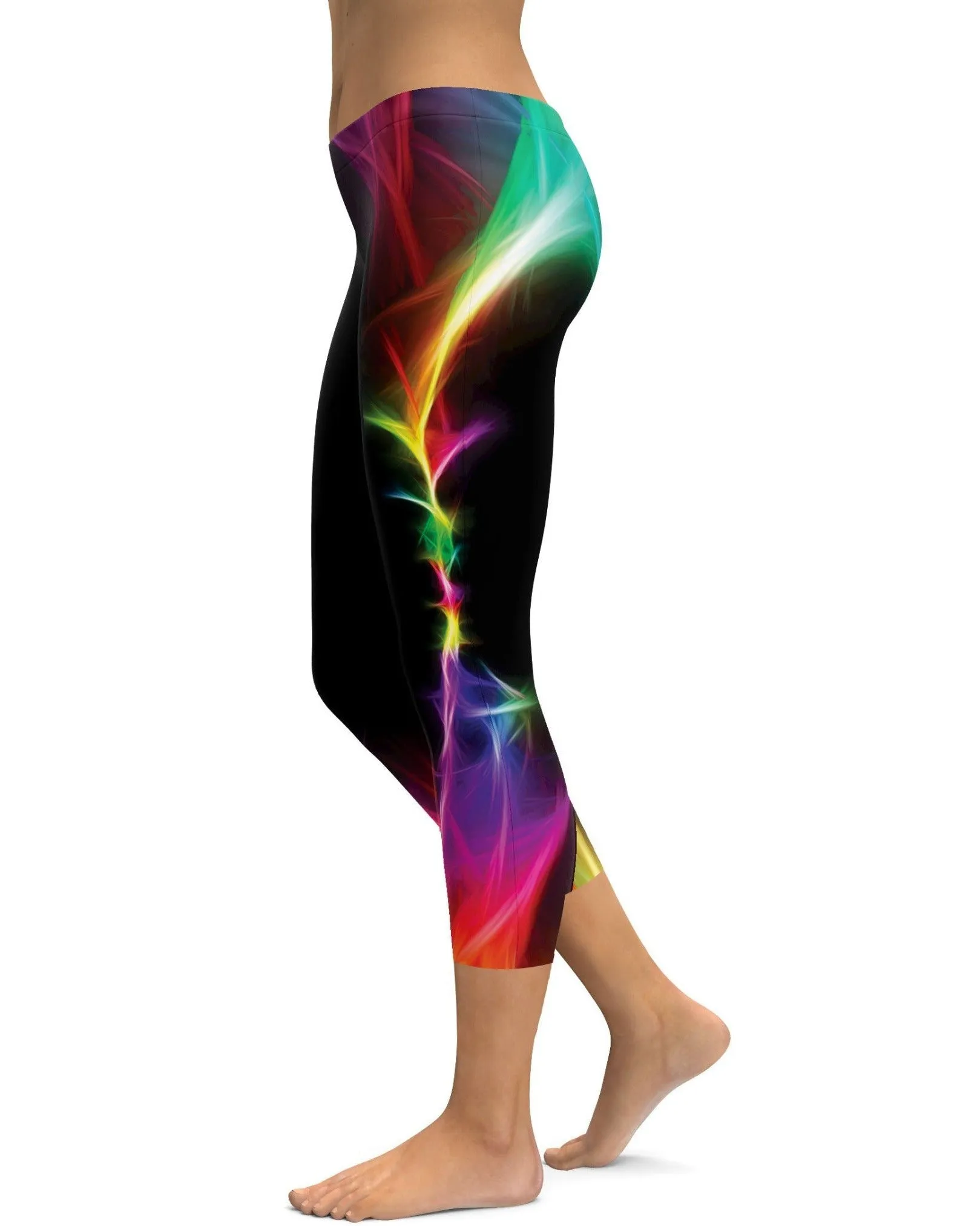 EDM Particle Wave Capris