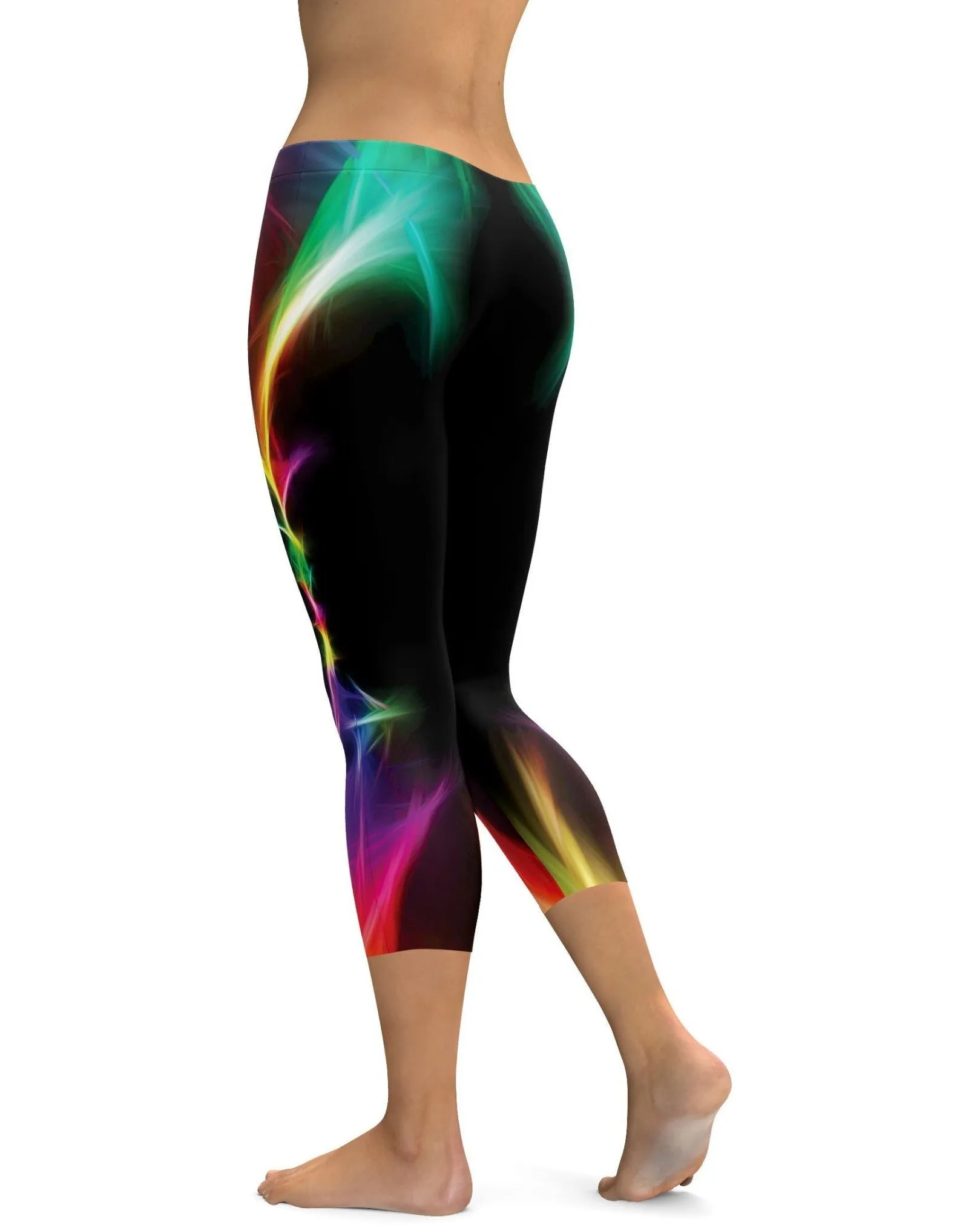 EDM Particle Wave Capris