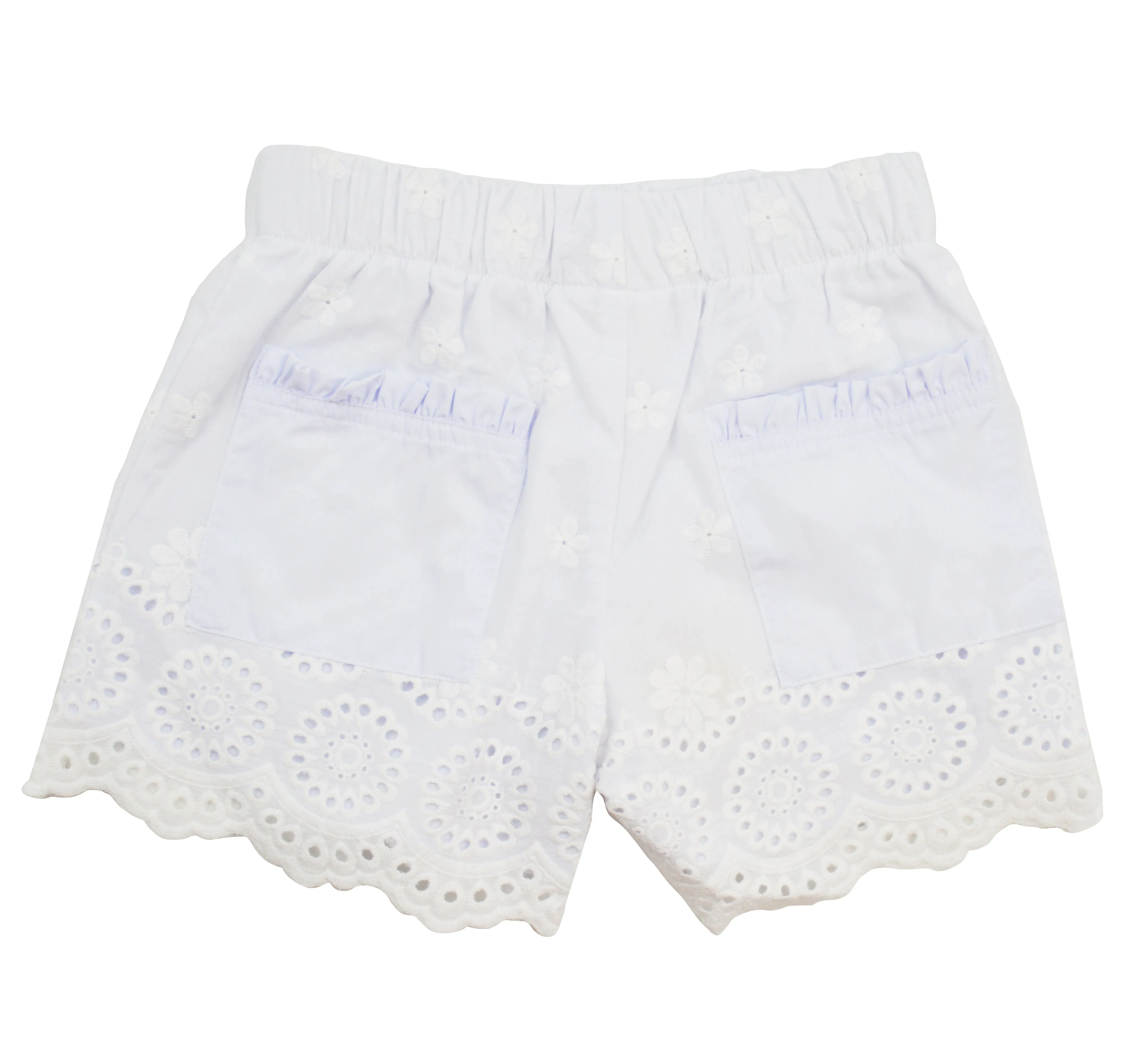 Eileen Eyelet Shorts (4T, 5, 6, 7, 8)