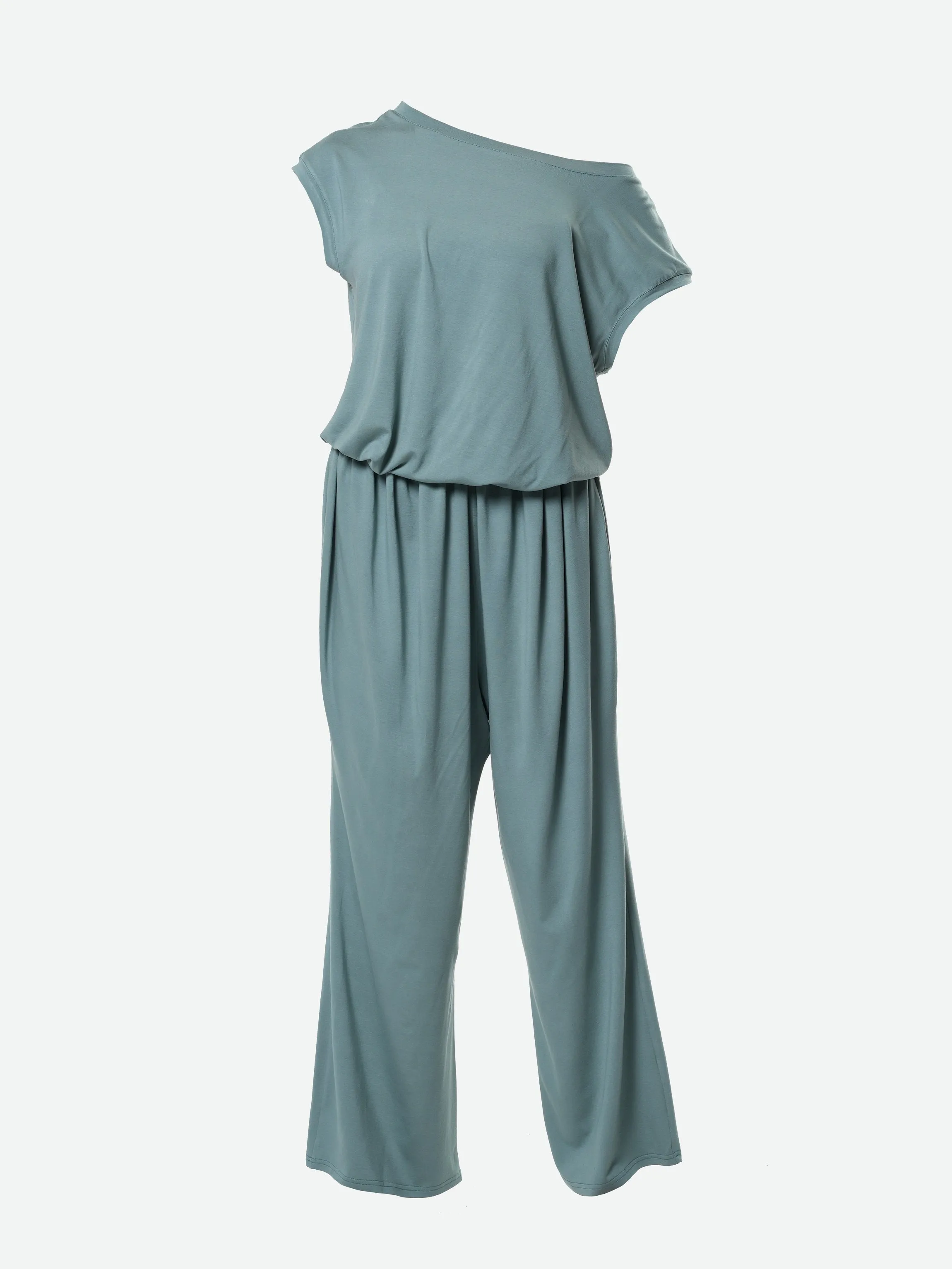 Elastic Waist Summer Jumpsuit