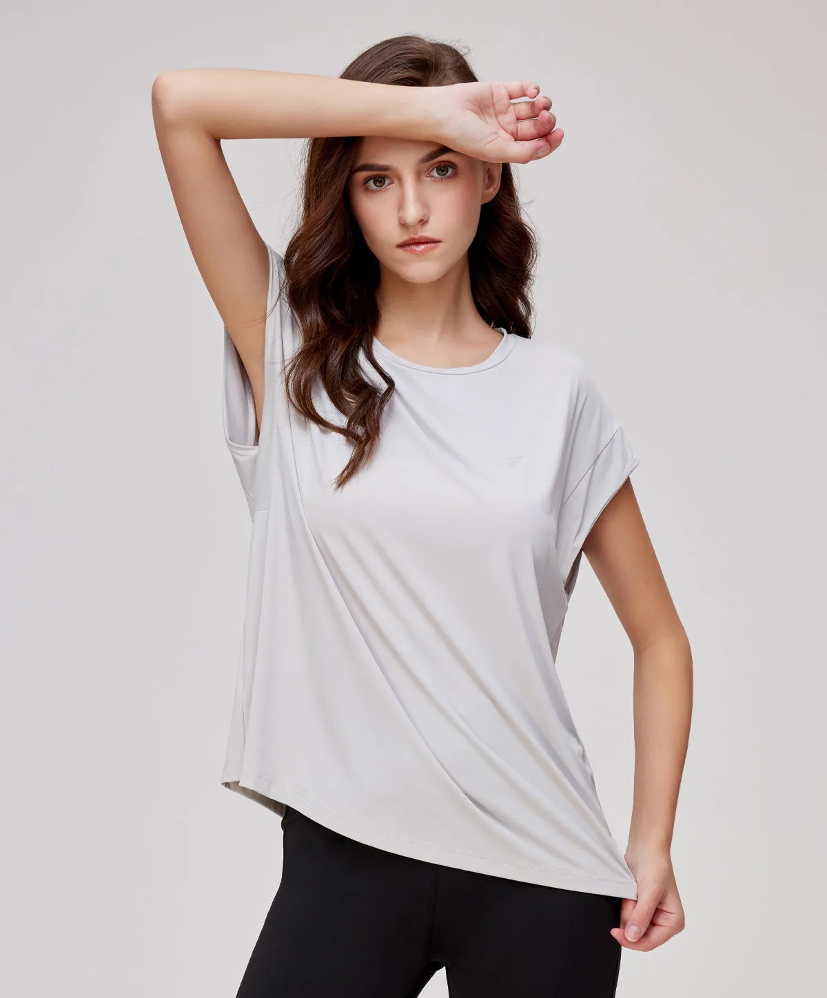 Energized Artletes Basic Cooltouch Dropped Shoulder Relaxed-Fit Tee