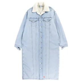 ERL LEVI'S SHERPA DENIM DUSTER