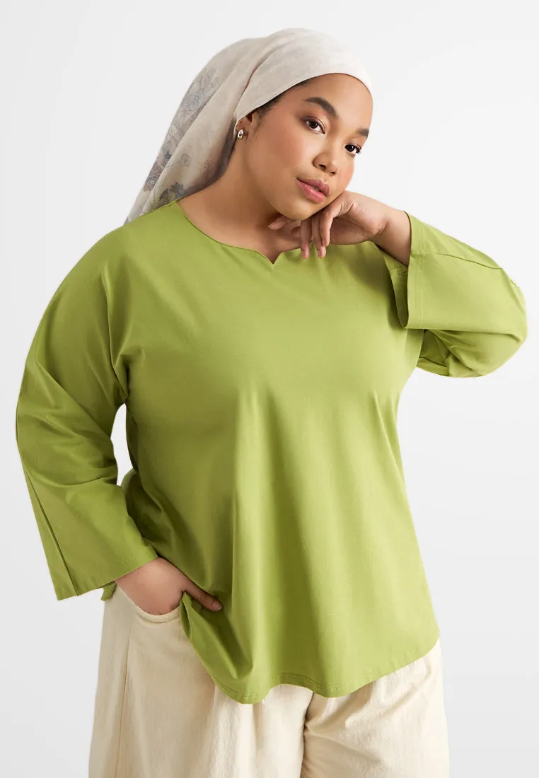 Falisca EVERYDAY Crown Neckline Loose Fit Tee