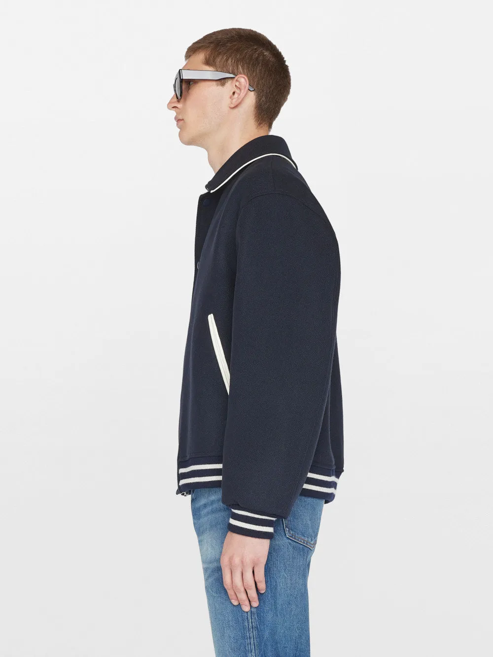 Fall Varsity Jacket -- Midnight Blue