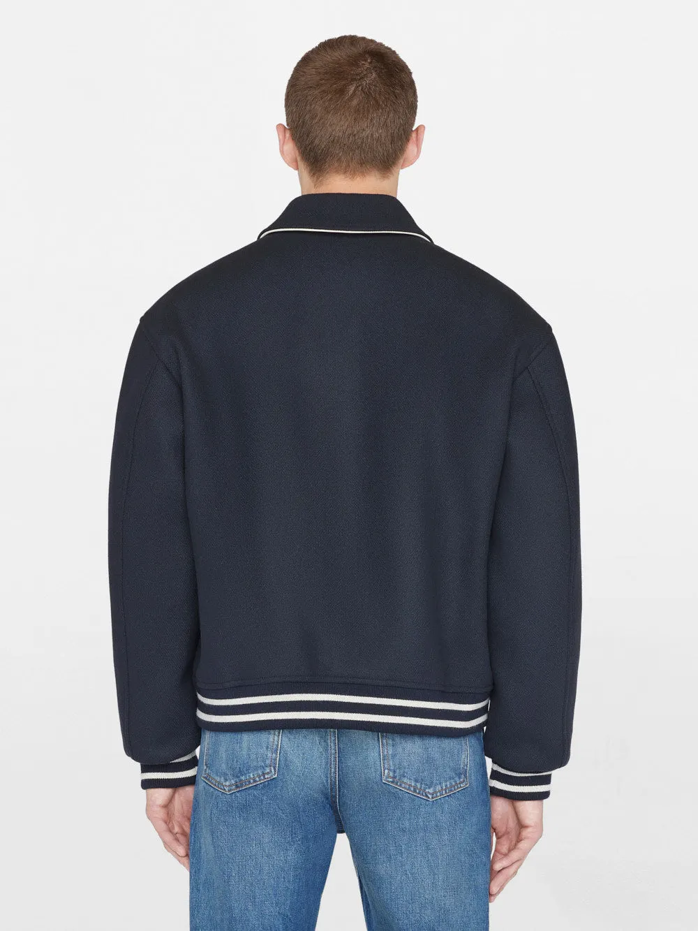 Fall Varsity Jacket -- Midnight Blue