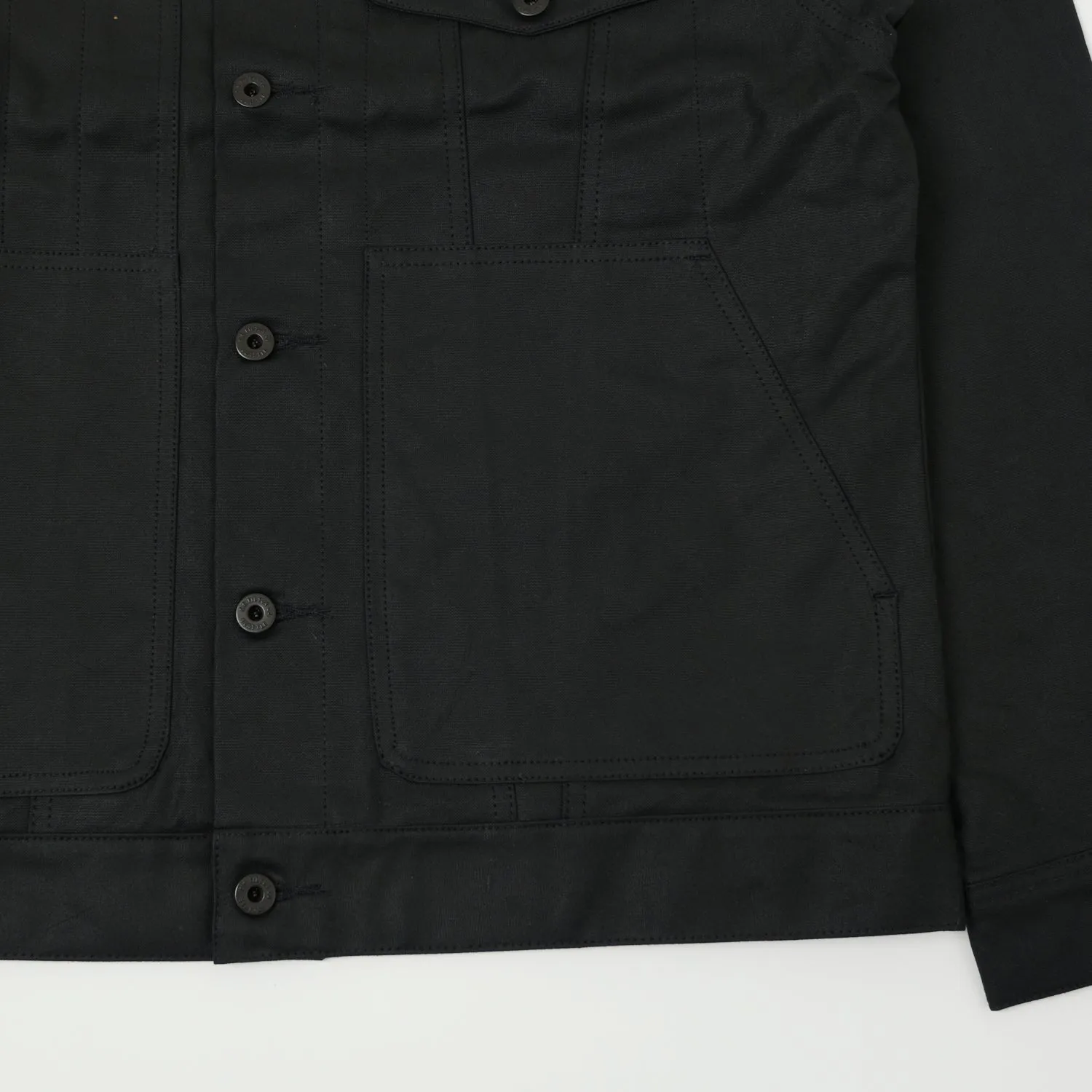 Filson Tin Cloth Short Lined Cruiser Jacket - Black