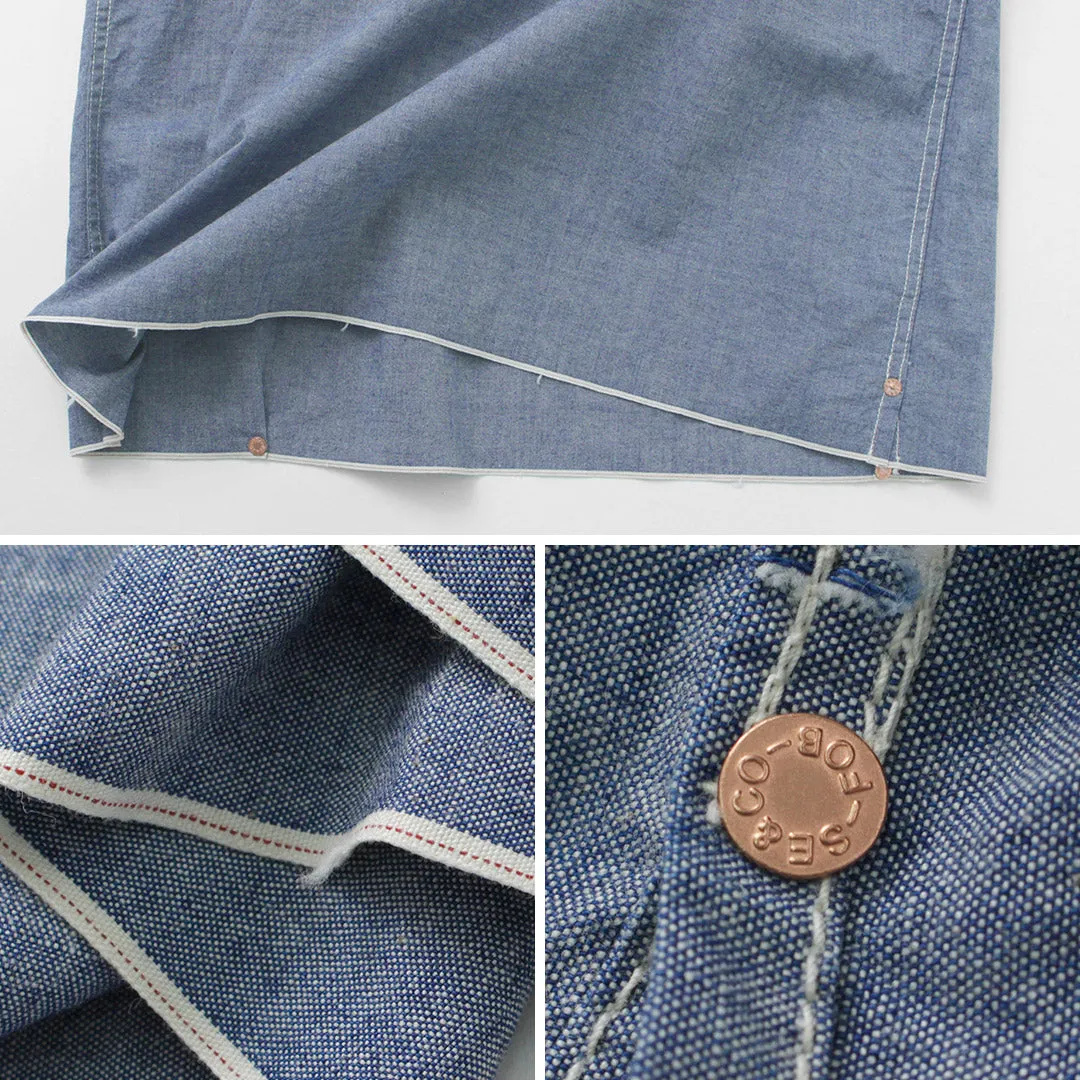 FOB FACTORY / F3487 Chambray pullover shirt