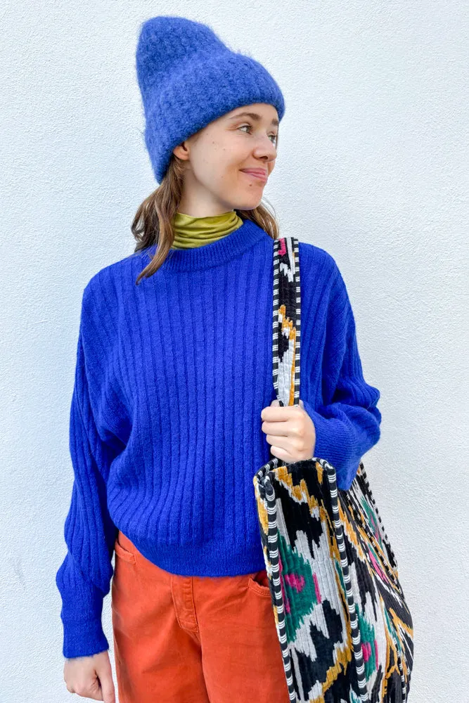 FRNCH Naicha Electric Blue Jumper