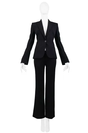 GIANFRANCO FERRE CLASSIC BLACK TAILORED SUIT