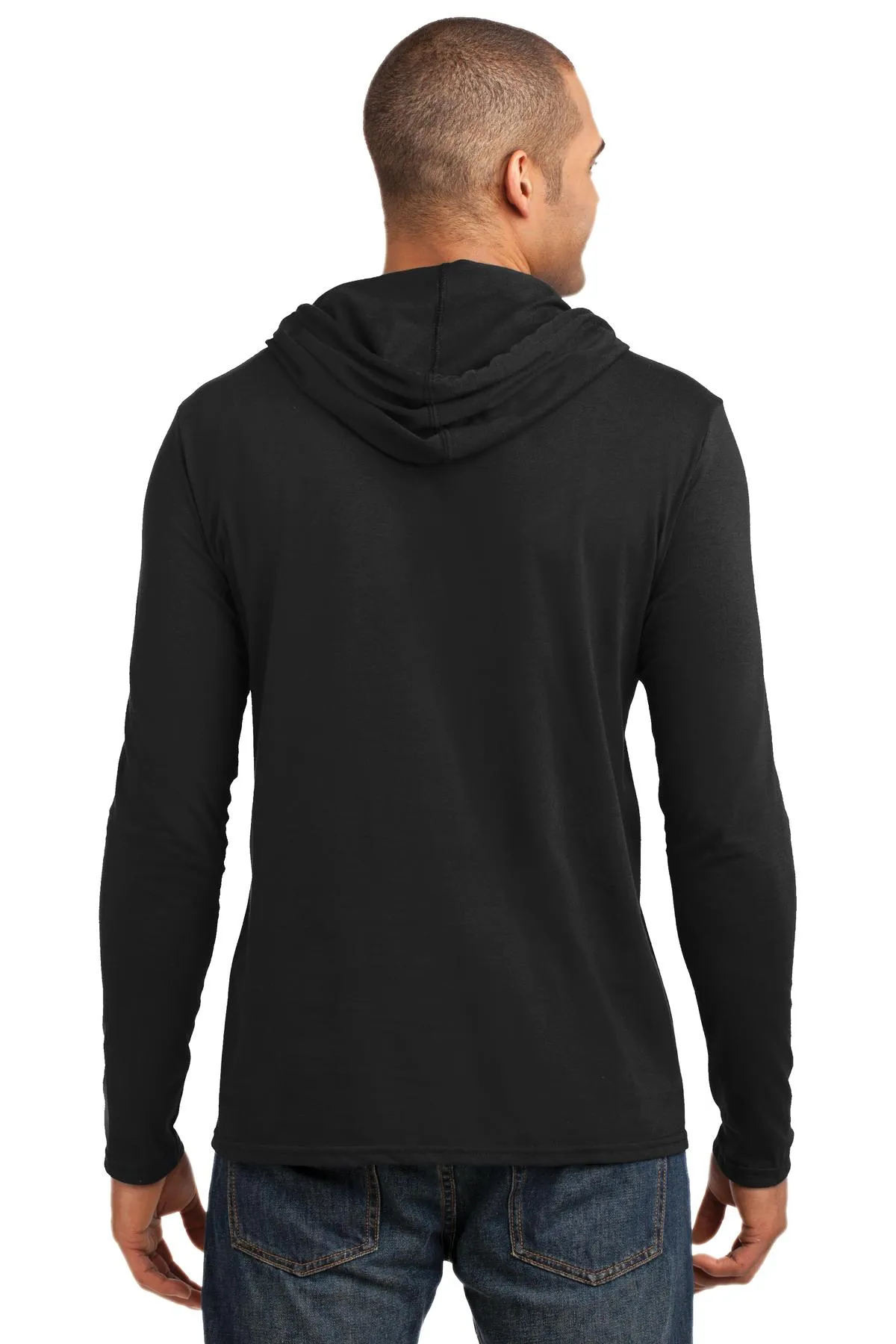 Gildan 100% Ring Spun Cotton Long Sleeve Hooded T-Shirt. 987