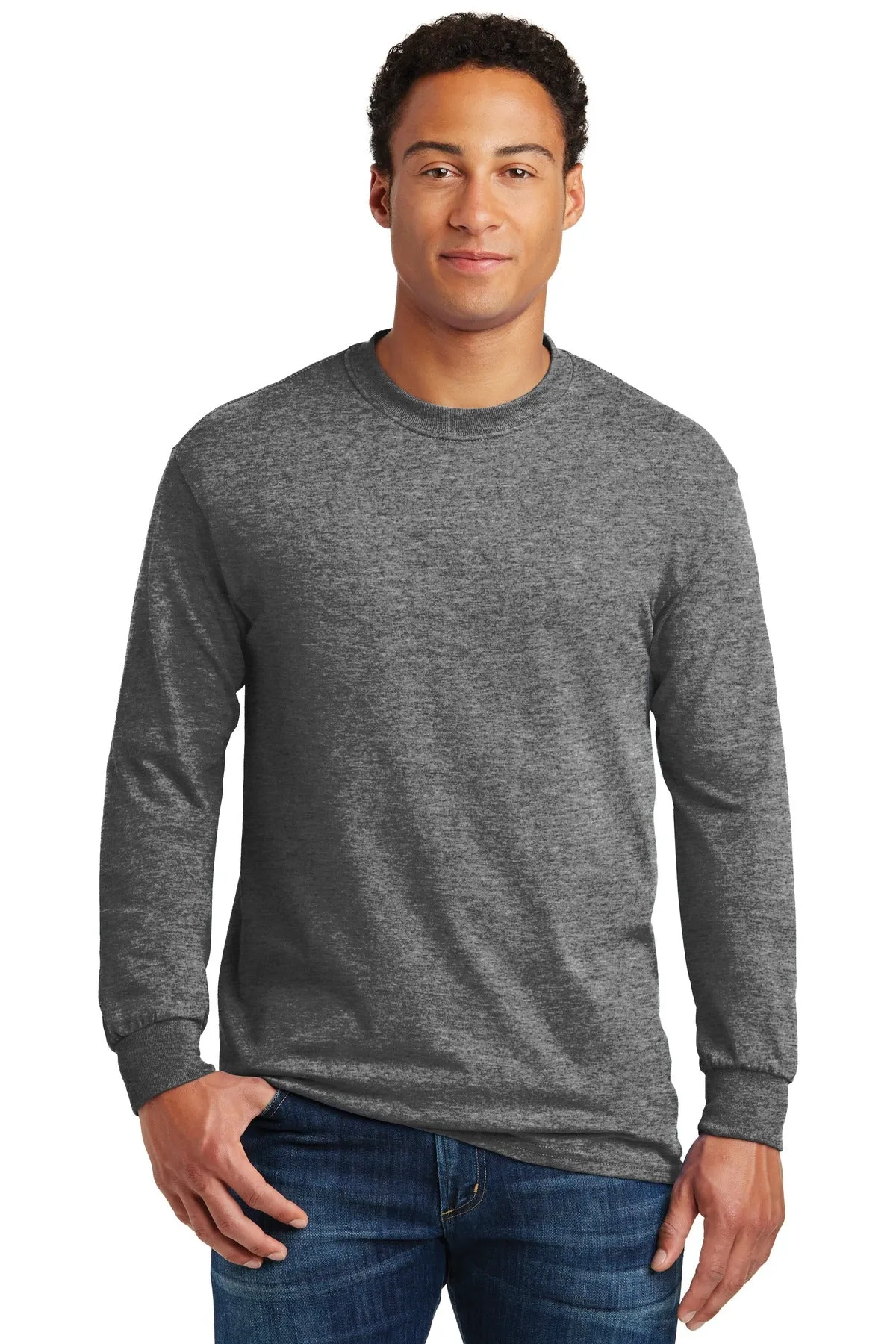 Gildan - Heavy Cotton™ 100% Cotton Long Sleeve T-Shirt. 5400