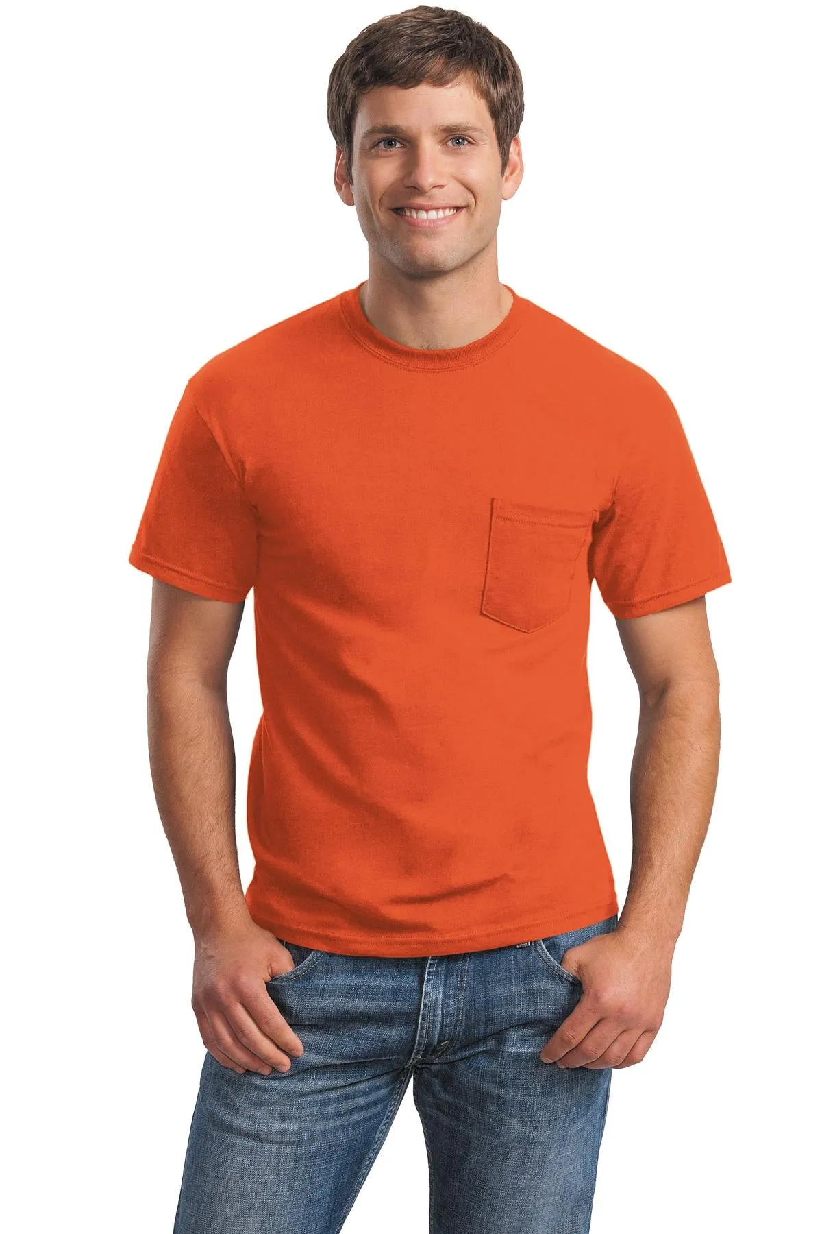 Gildan - Ultra Cotton 100% US Cotton T-Shirt with Pocket. 2300