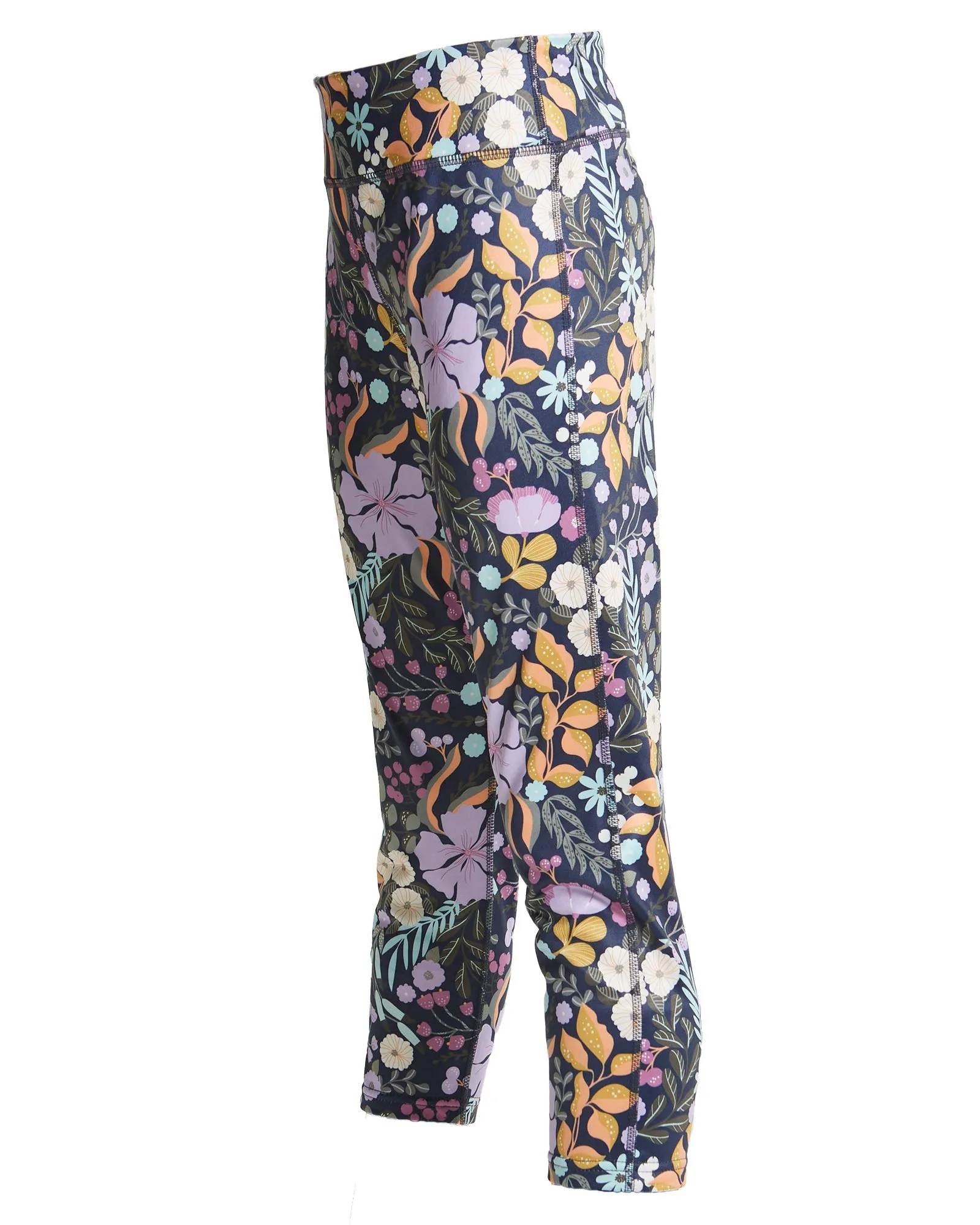 GIRLS FREYA 7/8 PANT - MULBERRY FLORAL