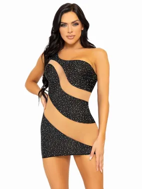 Glam Vibe Rhinestone Dress