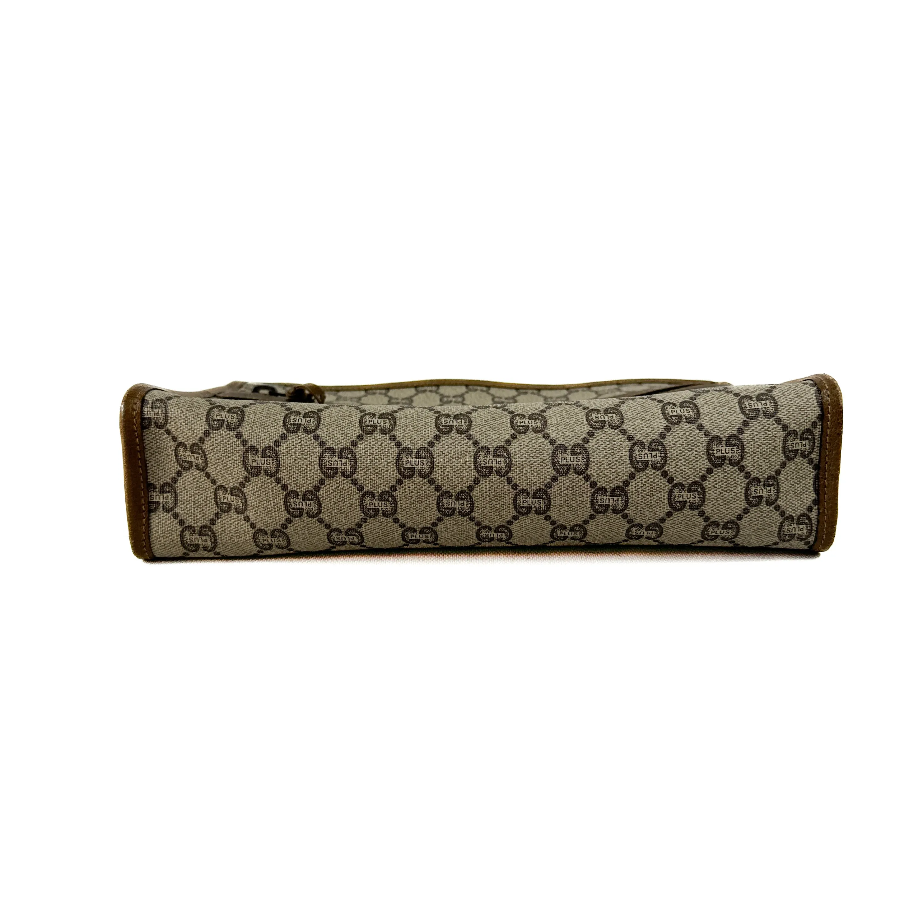 Gucci Plus monogram vintage zip pouch/clutch 70s/80s