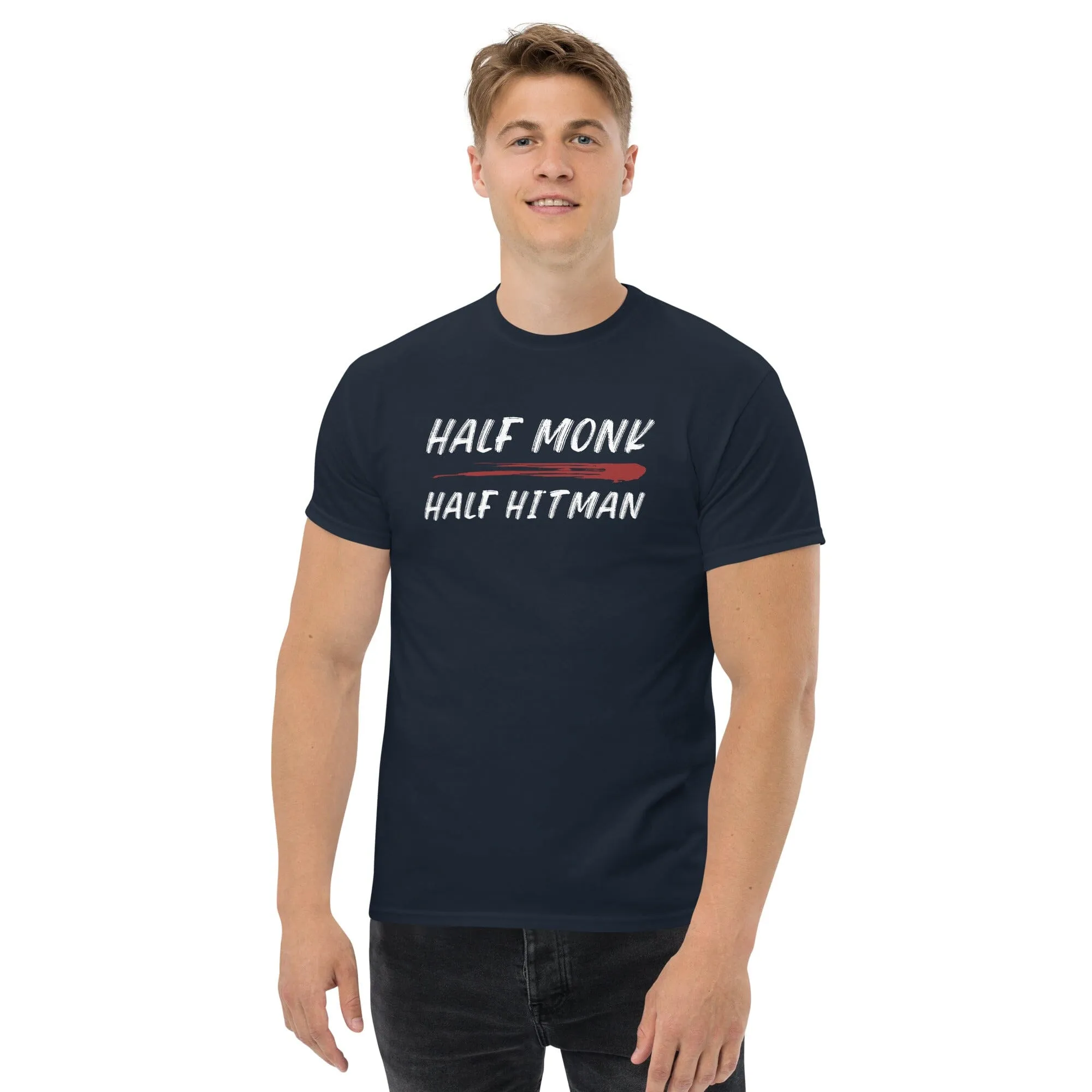 Half Monk, Half Hitman T-Shirt