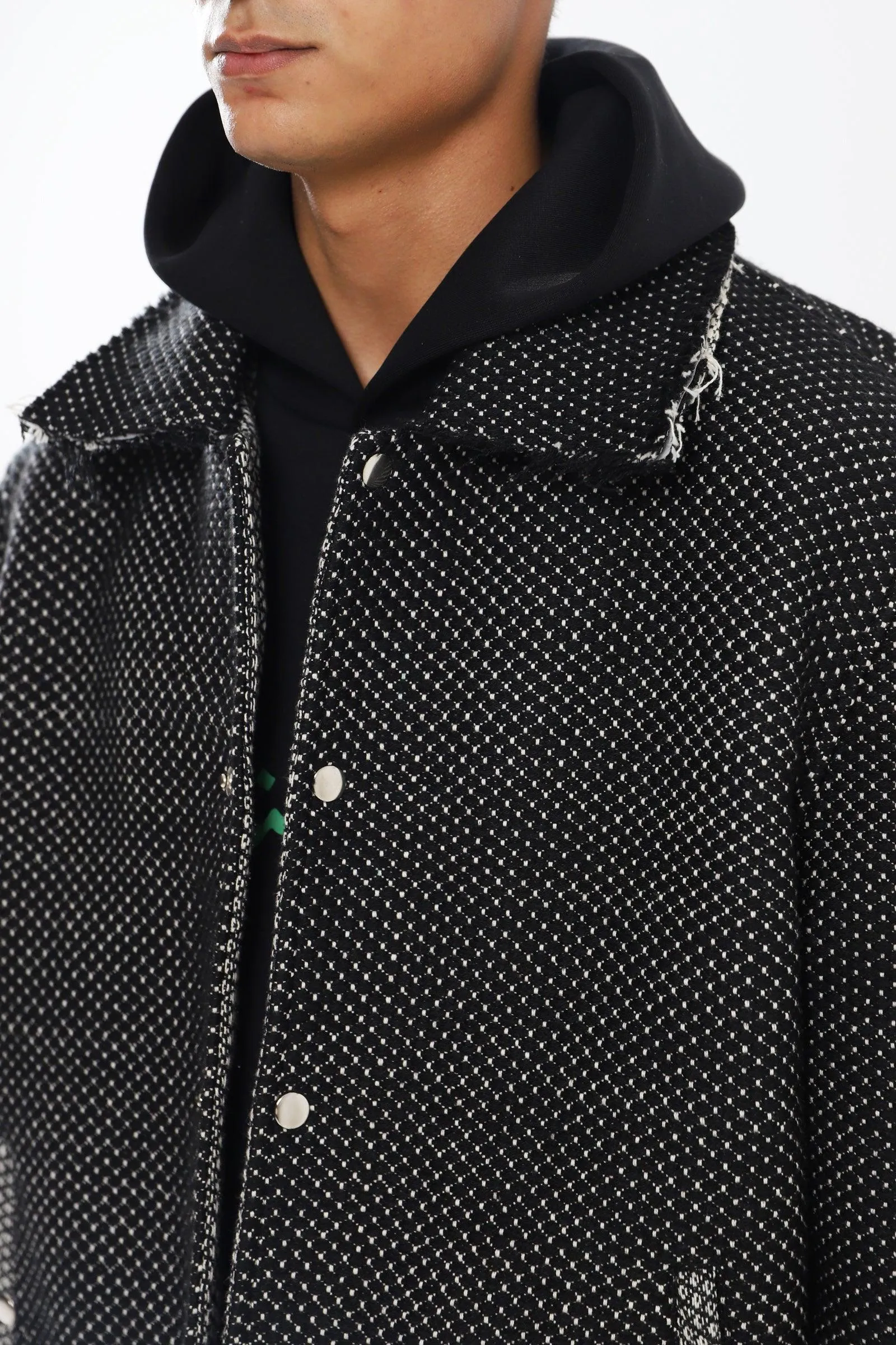 HANDWOVEN DOT JACKET