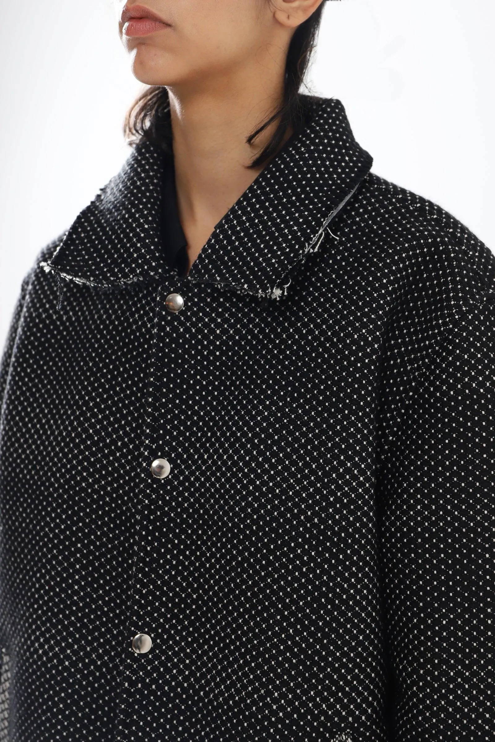 HANDWOVEN DOT JACKET