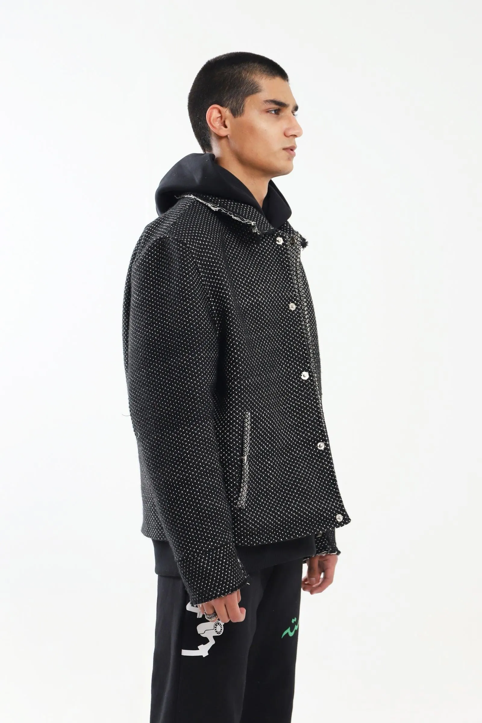 HANDWOVEN DOT JACKET